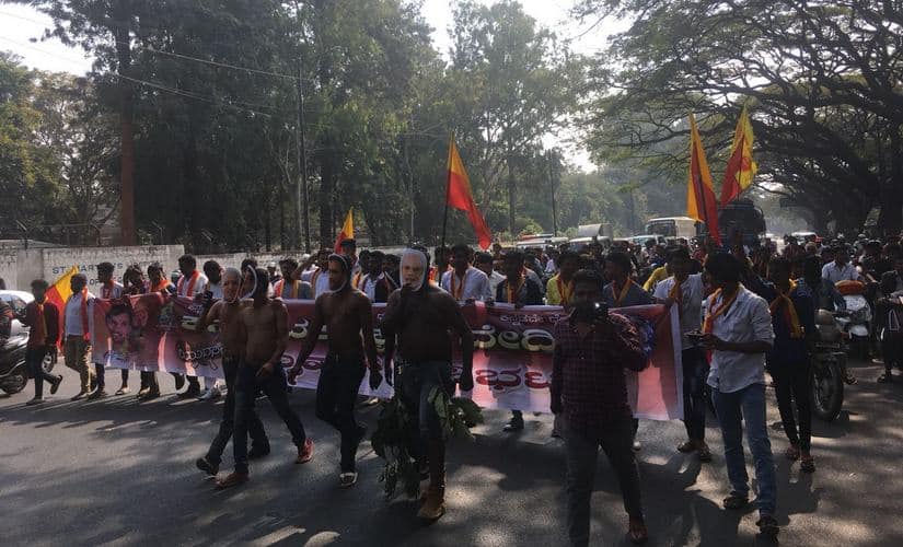 Some of the protesters were wearing Narendra Modi masks and demanded that the central government, which is also in power in Goa, steps in to resolve the Mahadayi issue immediately. Mahesh Bachem, Team 101Reporters
