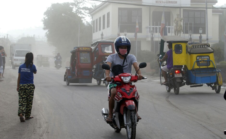 Authorities have closed airports in the region, while periodic ash showers have made driving on some roads nearly impossible. Local governments have advised residents to wear facial masks and goggles. AP Authorities have closed airports in the region, while periodic ash showers have made driving on some roads nearly impossible. Local governments have advised residents to wear facial masks and goggles. AP