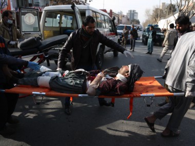 Ambulance filled with explosives blows up in Kabul; 95 killed, 158 others injured; Taliban claims responsibility Ambulance filled with explosives blows up in Kabul; 95 killed, 158 others injured; Taliban claims responsibility