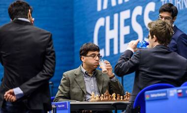 Tata Steel Chess Round 9: Viswanathan Anand draws against Magnus Carlsen; Anish Giri leads after defeating Maxim Matlakov