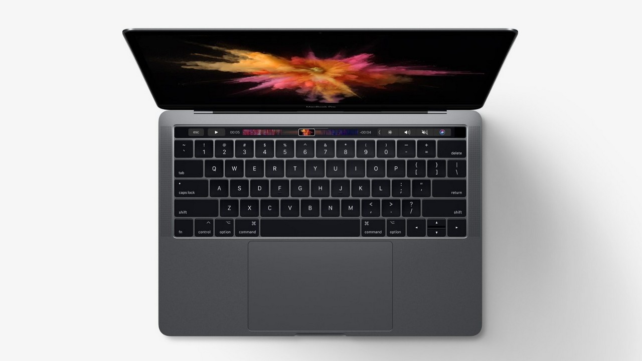 The new Apple MacBook Pro with Touch Bar. Apple