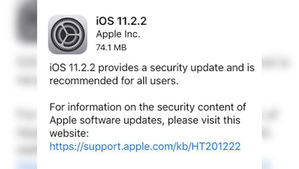 Apple issues iOS 11.2.2, macOS and Safari updates to mitigate the Spectre vulnerability on supported devices