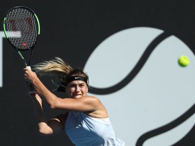 WTA Elite Trophy: Aryna Sabalenka starts campaign in style, cruises past Ashleigh Barty in straight sets WTA Elite Trophy: Aryna Sabalenka starts campaign in style, cruises past Ashleigh Barty in straight sets