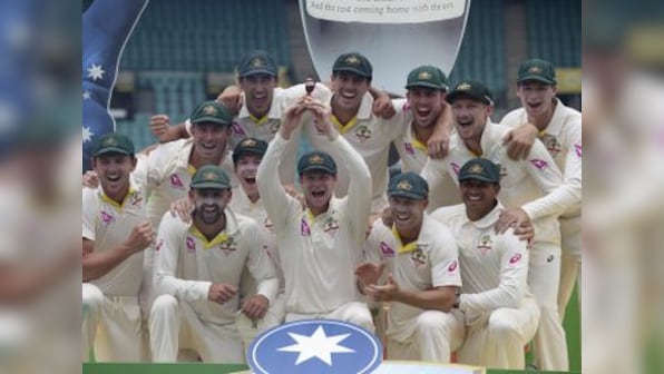 Ashes 2017: Australia romp to innings and 123-run victory over England at Sydney to seal series 4-0