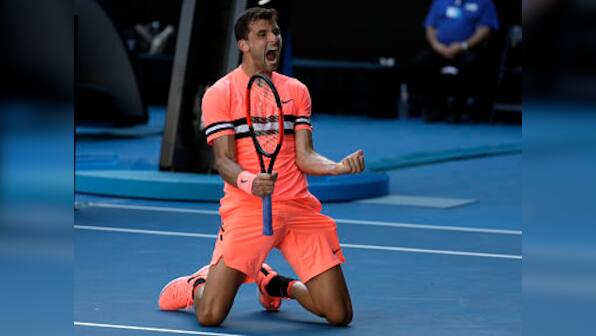 Australian Open 2018: Grigor Dimitrov battles past Andrey Rublev in punishing Melbourne heat