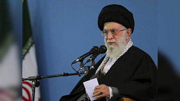 Iran's supreme leader Ayatollah Ali Khamenei says US oil sanctions won't go 'without a response'