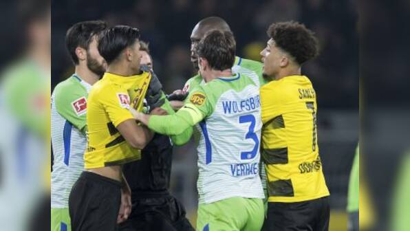 Bundesliga: Borussia Dortmund held at home by Wolfsburg after dropping Pierre-Emerick Aubameyang