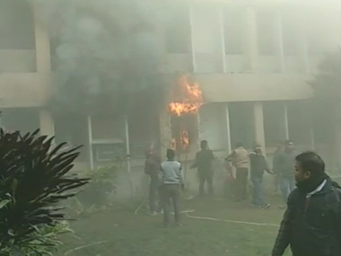 Blaze at Gorakhpur's BRD Medical College, three fire engines rushed to spot; no casualties reported yet Blaze at Gorakhpur's BRD Medical College, three fire engines rushed to spot; no casualties reported yet