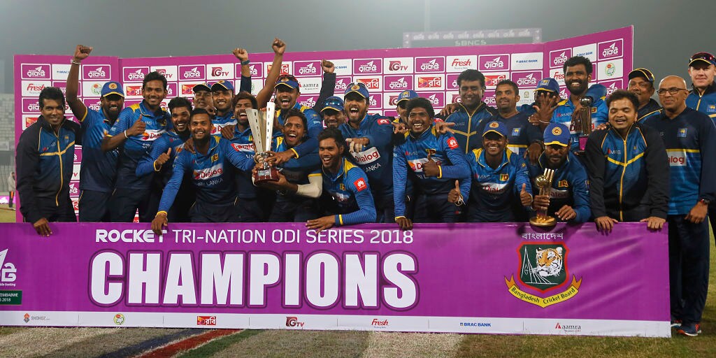 Tri-nation series: Debutant Shehan Madushanka's hat-trick helps Sri ...