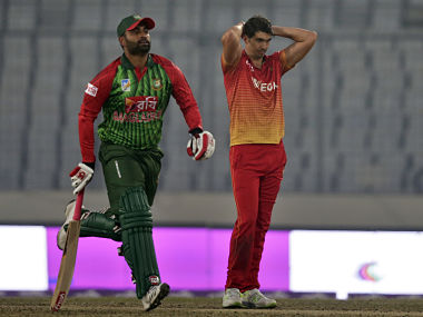 Tri-nation series: Bangladesh's Tamim Iqbal, Shakib Al Hasan star in eight-wicket win over Zimbabwe Tri-nation series: Bangladesh's Tamim Iqbal, Shakib Al Hasan star in eight-wicket win over Zimbabwe