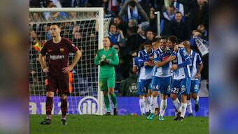 Copa del Rey: Barcelona's 29-game unbeaten run in all competitions ends with loss against Espanyol; Sevilla stun Atletico Madrid