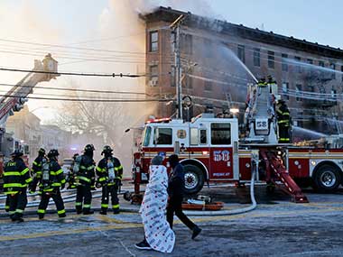 New York: Second fire in Bronx injures 16, including nine children New York: Second fire in Bronx injures 16, including nine children