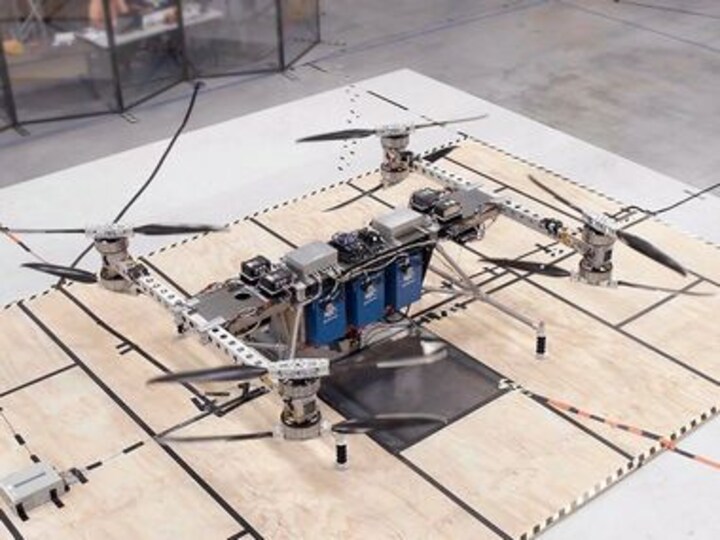 Boeing unveils a prototype for an unmanned electric cargo air vehicle that can do vertical take off and landing