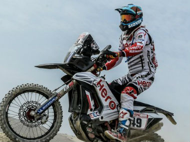 Dakar Rally 2018: Hero MotoSports Team Rally's CS Santosh ranked 28th overall after 'difficult' second stage Dakar Rally 2018: Hero MotoSports Team Rally's CS Santosh ranked 28th overall after 'difficult' second stage