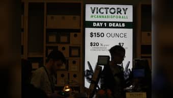 California welcomes new year with legalised marijuana; customers stand all night in the cold to avail freebies, offers