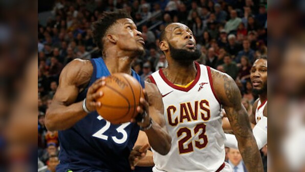 NBA: Andrew Wiggins leads Timberwolves' rout of Cavaliers; Stephen Curry stars as Warriors beat Nuggets
