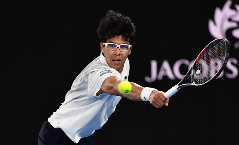 South Korea's Hyeon Chung gave his idol Novak Djokovik a taste of his own medicine on Monday. AFP