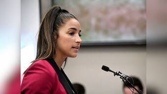 Aly Raisman slams US Olympic Committee for failing to acknowledge its role in sexual abuse scandal