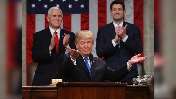 Donald Trump's first State of Union speech low on data; US president uses jingoism, emotion to tide over lack of facts