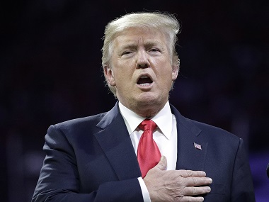 Donald Trump's gets his own 'national anthem' moment; mocked for appearing to forget the words Donald Trump's gets his own 'national anthem' moment; mocked for appearing to forget the words