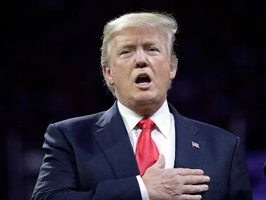Donald Trump's gets his own 'national anthem' moment; mocked for appearing to forget the words