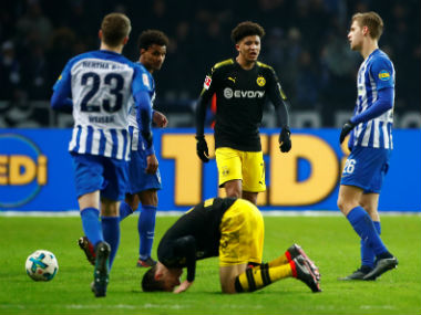 Bundesliga: Borussia Dortmund held by Hertha Berlin with Pierre-Emerick Aubameyang left out again Bundesliga: Borussia Dortmund held by Hertha Berlin with Pierre-Emerick Aubameyang left out again