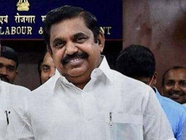 File image of Tamil Nadu chief minister Edappadi Palaniswamy. PTI