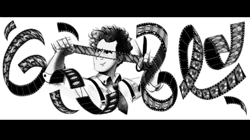 Google Doodle's tribute to Sergei Eisenstein. Google image