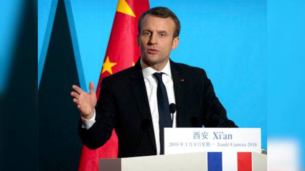 Emmanuel Macron says China's new 'Silk Road' project cannot be 'one-way', urges Beijing, Europe to work together