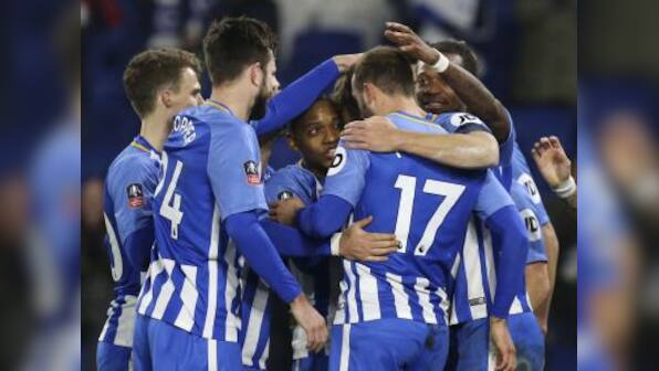 FA Cup: Brighton substitute Glenn Murray scores late winner against Crystal Palace on VAR's England debut