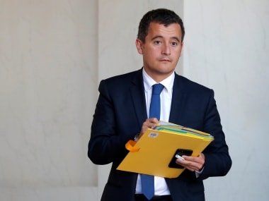 French Minister for Public Action and Accounts Gerald Darmanin leaves the Elysee Palace after the weekly cabinet meeting in Paris, France, September 14, 2017. REUTERS/Charles Platiau - RC186972C0B0