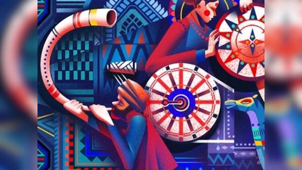 Google Doodle commemorates India's 69th Republic Day with a focus on crafts, music and tradition