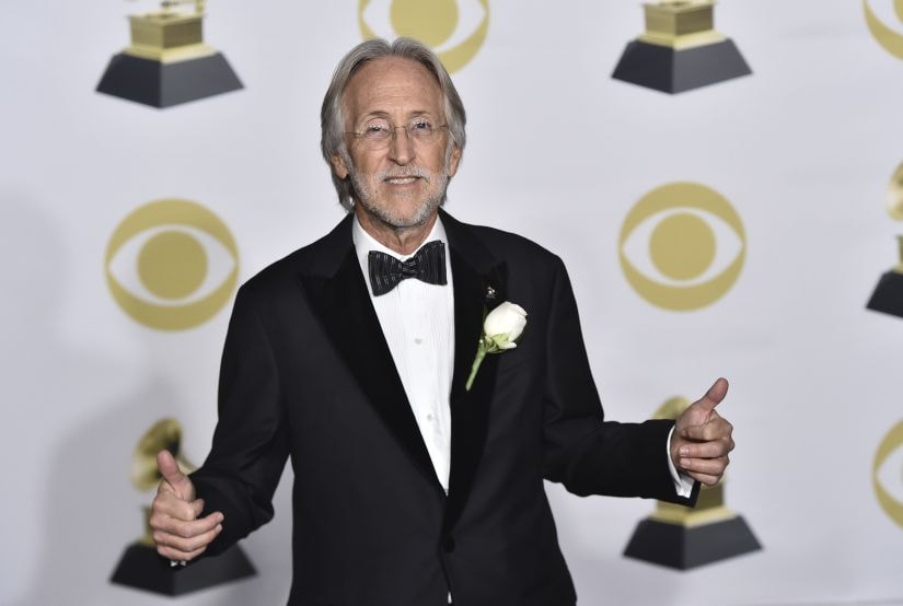President of The Recording Academy Neil Portnow poses in the press room at the 60th annual Grammy Awards at Madison Square Garden on Sunday, Jan. 28, 2018, in New York. (Photo by Charles Sykes/Invision/AP)