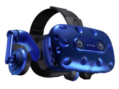 HTC launches Vive Pro VR headset with built-in headphones and improved resolution at CES 2018