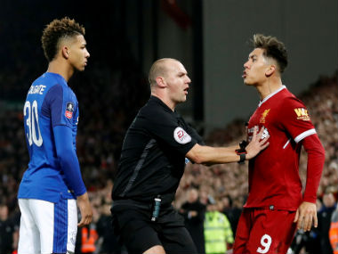 FA Cup: Liverpool's Roberto Firmino cleared of racially abusing Everton's Mason Holgate in Merseyside derby FA Cup: Liverpool's Roberto Firmino cleared of racially abusing Everton's Mason Holgate in Merseyside derby