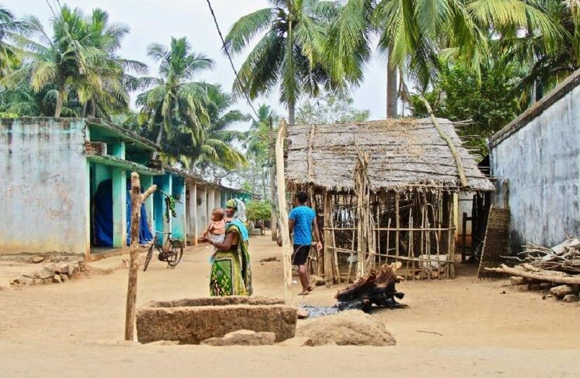 A picture of a village in Ganjam that runs on biogas plants. Only 12,000 to 15,000 such plants are left in the state because the practise of cow rearing has been reduced and hence cow dung isn’t as readily available