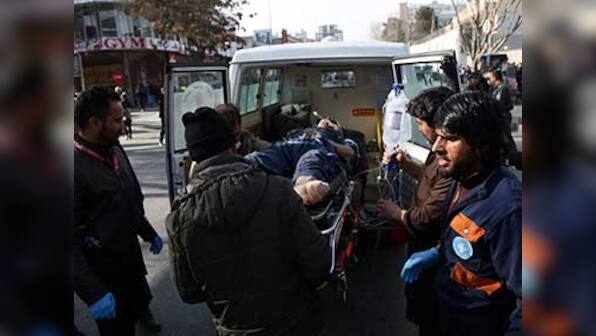 Taliban blow up ambulance packed with explosives in Kabul, kill 103, wound 235; four suspects arrested