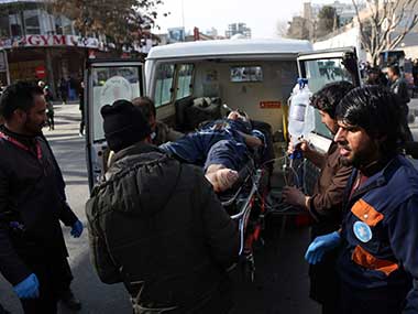 Taliban blow up ambulance packed with explosives in Kabul, kill 103, wound 235; four suspects arrested Taliban blow up ambulance packed with explosives in Kabul, kill 103, wound 235; four suspects arrested