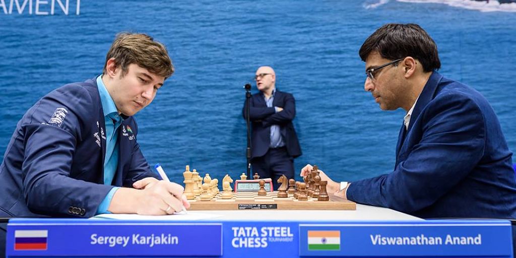 Shakhriyar Mamedyarov Joins Magnus Carlsen in Lead of Tata Steel