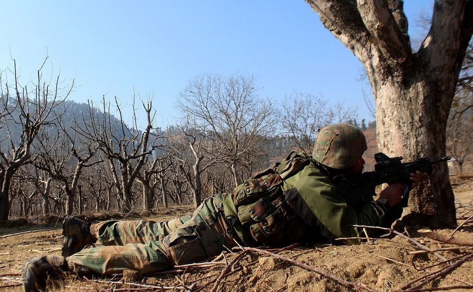 A joint team of the military’s Rashtriya Rifles, the Central Reserve Police Force and the Jammu and Kashmir Police were involved in the operation. Firstpost/Sameer Mushtaq A joint team of the military’s Rashtriya Rifles, the Central Reserve Police Force and the Jammu and Kashmir Police were involved in the operation. Firstpost/Sameer Mushtaq