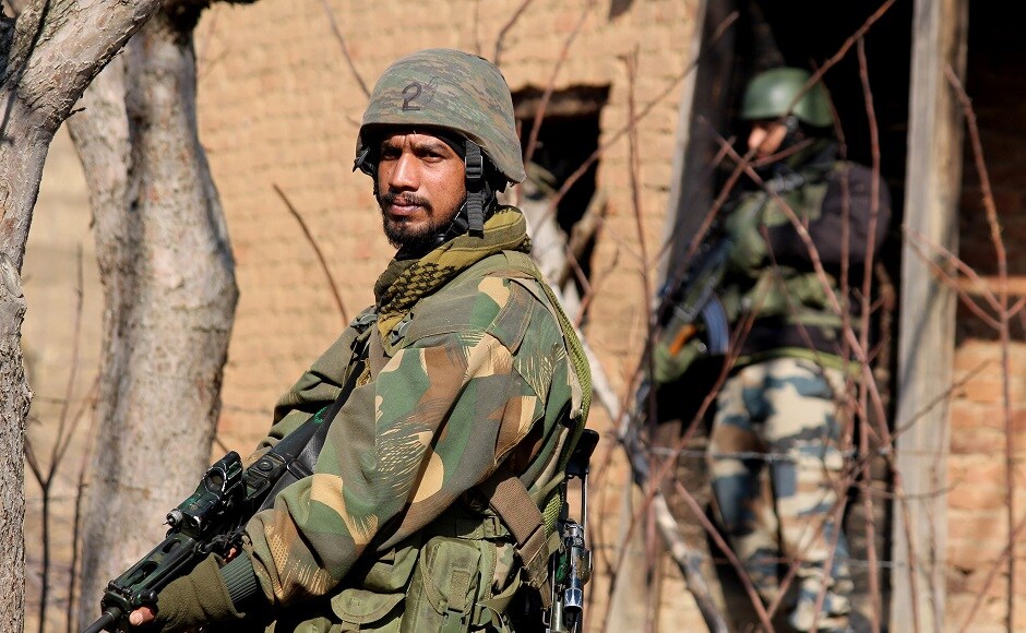 Security forces reportedly resorted to tear gas shelling to disperse the crowd. Firstpost/Sameer Mushtaq Security forces reportedly resorted to tear gas shelling to disperse the crowd. Firstpost/Sameer Mushtaq