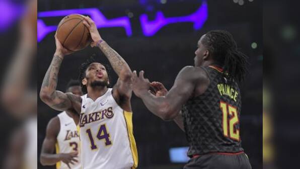 NBA: Lakers break nine-game losing streak with win over Hawks; Suns defeat Thunder