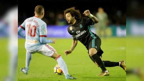 La Liga: Real Madrid defender Marcelo says title hopes are sinking after disappointing Celta Vigo draw