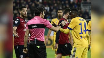 Serie A: Cagliari apologise to Juventus midfielder Blaise Matuidi following racist abuse by fans