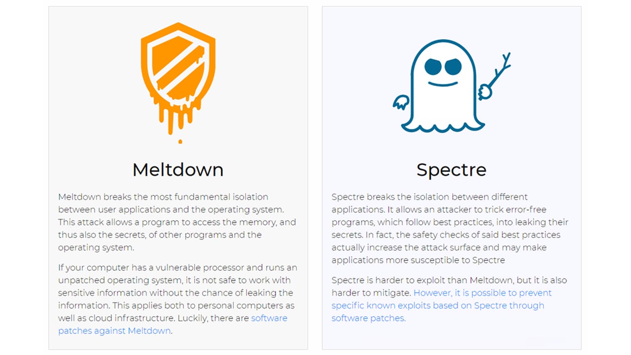 Spectre and Meltdown are the same family of vulnerability and effect just about every processor made in the last 20 years