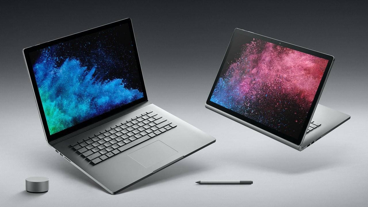 The Microsoft Surface Book 2. Microsoft