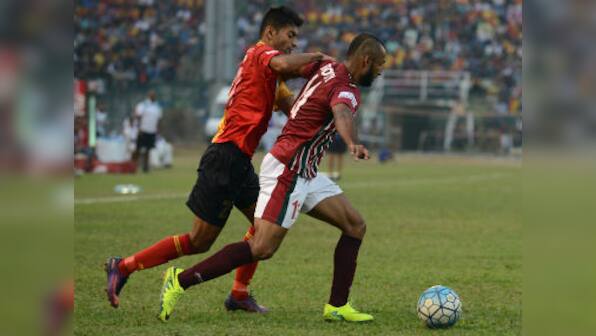 I-League 2017-18: Dipanda Dicka's twin strike helps Mohun Bagan blank East Bengal in Kolkata derby