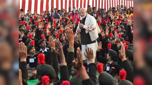 Narendra Modi interacts with NCC cadets in New Delhi, seeks youths' cooperation in fight against corruption