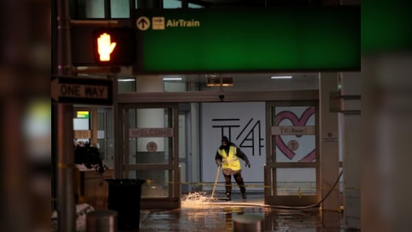 New York's JFK Airport flooded after water pipe breaks; worsens flight delays already caused by cold weather