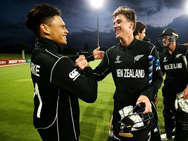 Highlights, ICC Under-19 World Cup 2018, New Zealand vs South Africa Full cricket score: Ravindra's all-round show helps Kiwis top group Highlights, ICC Under-19 World Cup 2018, New Zealand vs South Africa Full cricket score: Ravindra's all-round show helps Kiwis top group